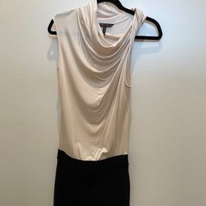 BCBG MaxAzria timeless black and beige dress - XS